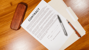 a contract paper