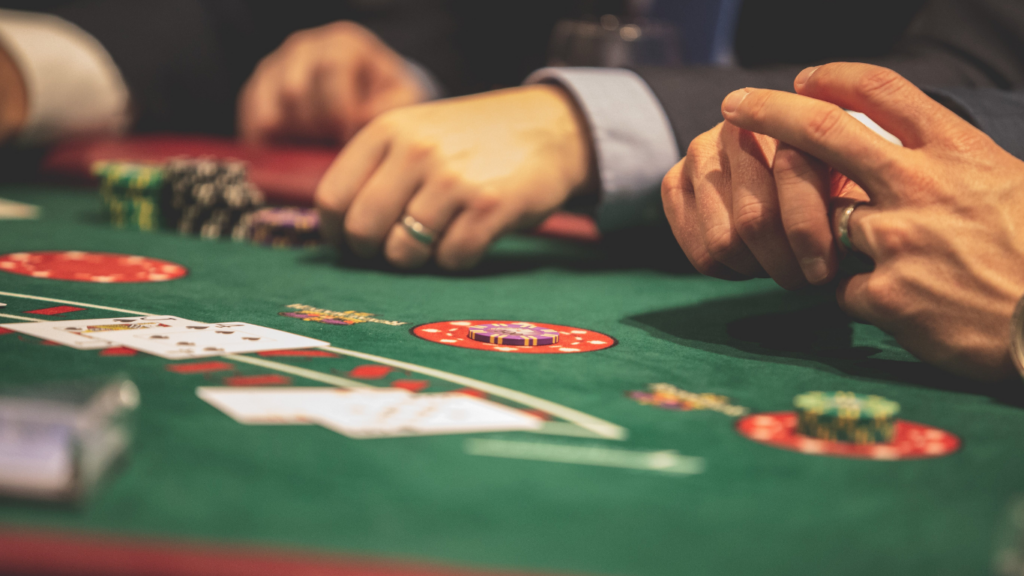 image of a person in the casino