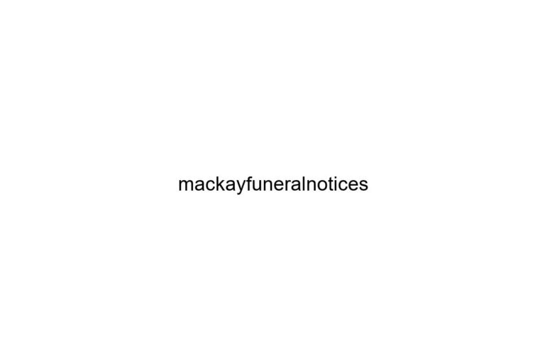 mackayfuneralnotices