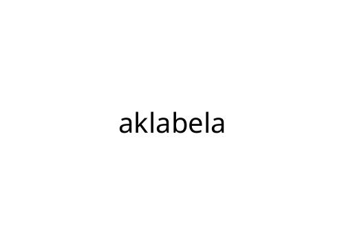 aklabela