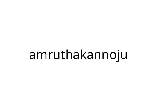 amruthakannoju