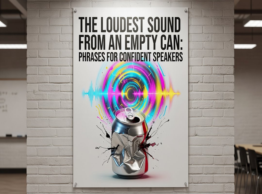 The Loudest Sound from an Empty Can: Phrases for Big Talkers