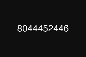 8044452446