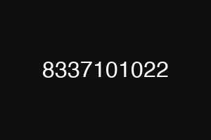 8337101022