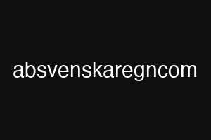 absvenskaregncom