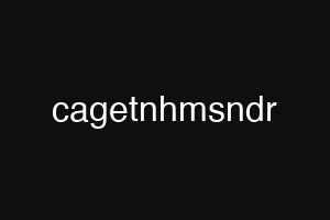 cagetnhmsndr