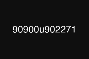 90900u902271